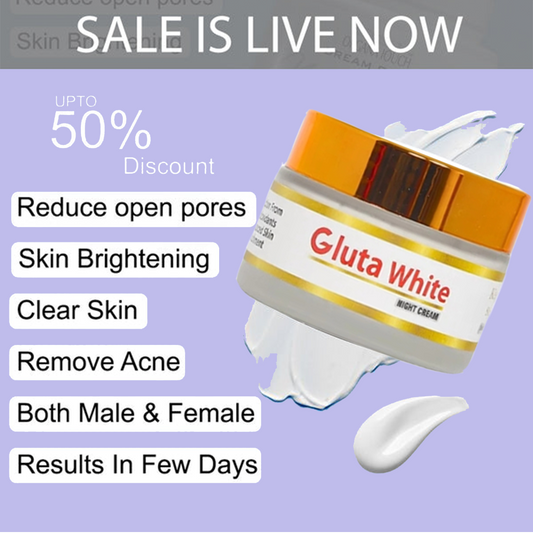 Gluta White Cream for Face Whitening & Brightening ( BUY 1 GET 1 FREE )