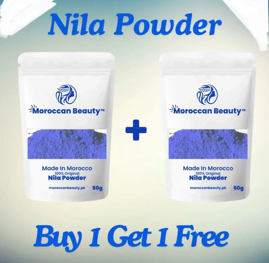 Moroccan  Nila  Powder for skin whitening Buy1 Get1 Free (100% Orignal)