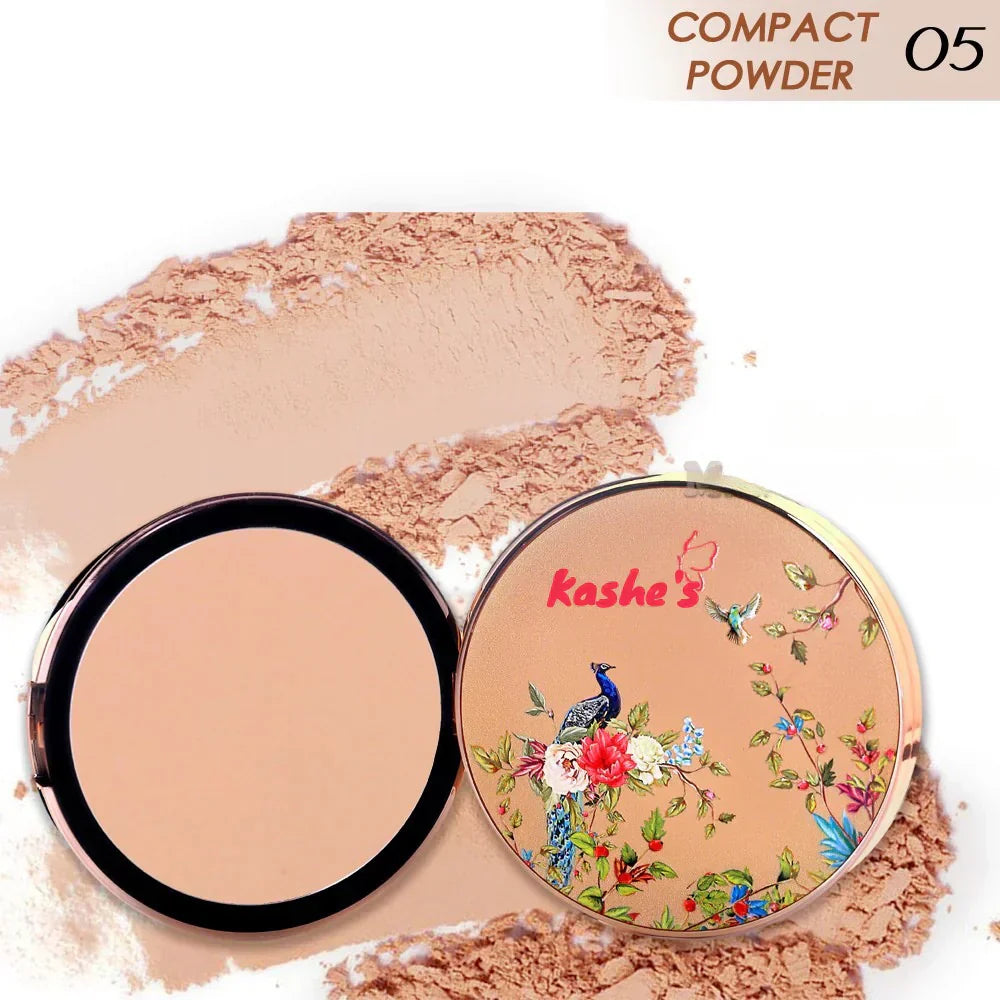 Kashe's Flawless Face Bundle - Includes Foundation, Compact powder & Beauty Blender