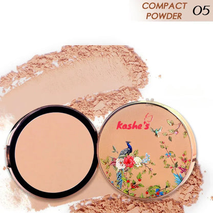 Kashe's Flawless Face Bundle - Includes Foundation, Compact powder & Beauty Blender