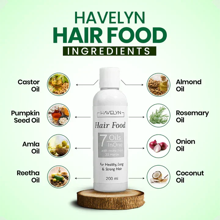 HAVELYN 7 in one Hair Food Oil (Organic)